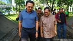 Pramono-Rano Ngobrol Bareng Ahok di Simpang Semanggi