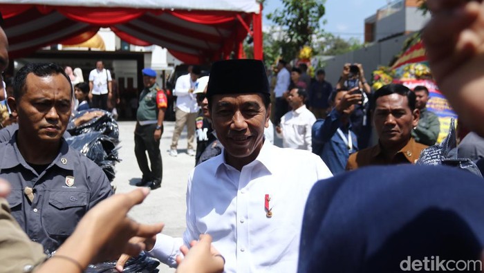 Presiden Jokowi kunjungi Ponpes Ora Aji Gus Miftah di Sleman, Kamis (19/9/2024).