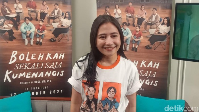 Prilly Latuconsina saat ditemui di kawasan Jakarta.