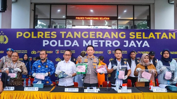 Rilis Polres Tangsel Kasus Pelecehan Anak di Bawah Umur