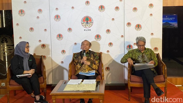 Sekretaris Jenderal KLHK Bambang Hendroyono di kantor KLHK, Kamis (19/9/2024). Foto: Wildan/detikcom