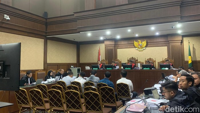 Sidang kasus dugaan korupsi Timah dengan terdakwa Harvey Moeis (Mulia/detikcom).