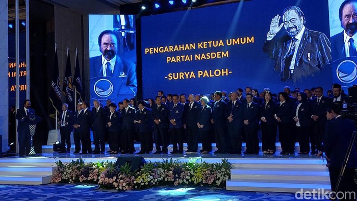 Surya Paloh kukuhkan pengurus baru NasDem periode 2024-2029.
