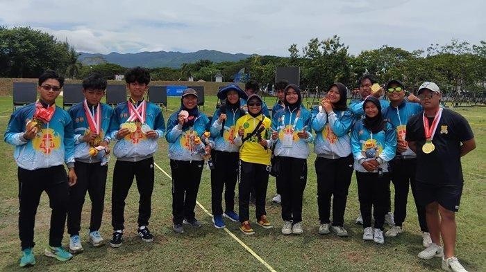 Tim panahan DIY juara umum PON 2024, Kamis (19/9/2024).