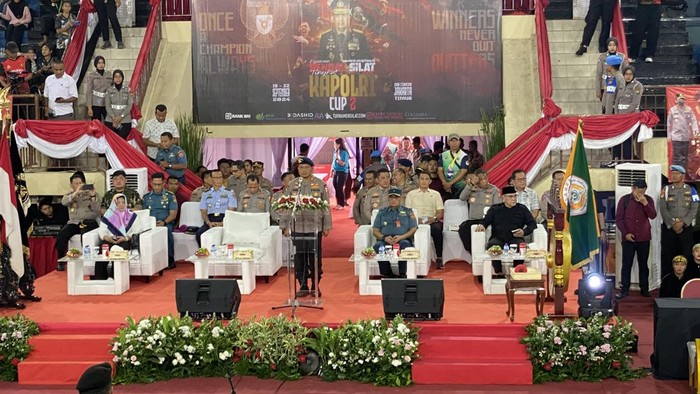 Wadankor Bromob Buka Kejuaraan Pencak Silat Kapolri Cup ke-2 di GOR Ciracas