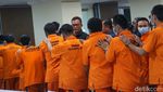 Wajah-wajah Tertunduk Lesu Pelaku Tindak Pidana yang Dibekuk Polisi