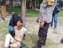 Yono Warga Palembang Diamuk Massa Diduga Usai Curi HP di Masjid