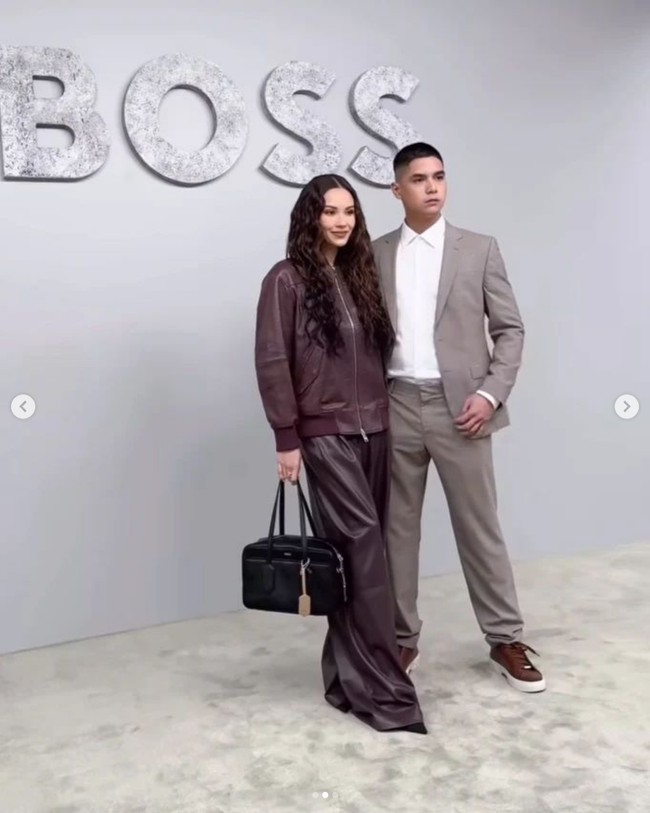 Dalam foto yang diunggah Al Ghazali dan Alyssa Daguise terlihat menghadiri fashion show Hugo Boss yang berlangsung pada 18 September 2024 di Palazzo del Senato adalah istana bergaya Barok di pusat kota Milan. Foto: Dok. Instagram Al Ghazali, Alyssa Daguise