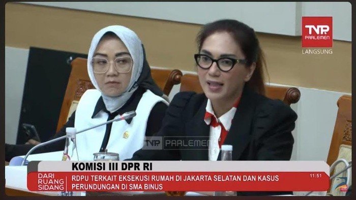 Anggota Komisi III DPR Sari Yuliati
