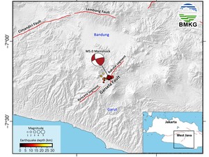 BMKG: Gempa M 4,9 Bandung-Garut Terbesar, Dipicu Sesar Garsela