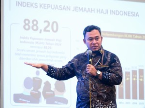 BPS: Indeks Kepuasan Jemaah Haji Indonesia 88,20 Sangat Memuaskan