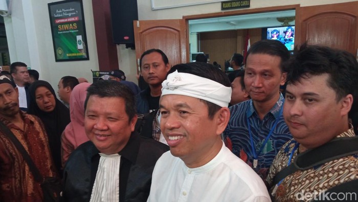 Dedi Mulyadi saat hadir di sidang PK 6 terpidana kasus Vina Cirebon