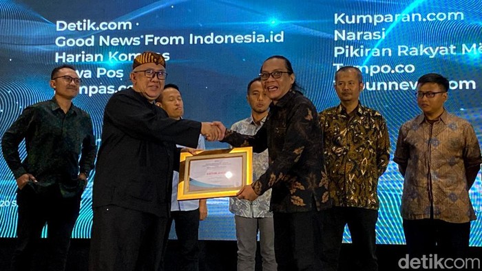 detikcom Diganjar Penghargaan SPSI Awards 2024