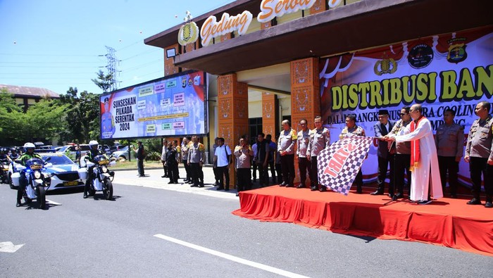 Distribusi 5.000 paket sembako ke warga Lampung sambil serukan ajakan Pilkada Damai 2024.