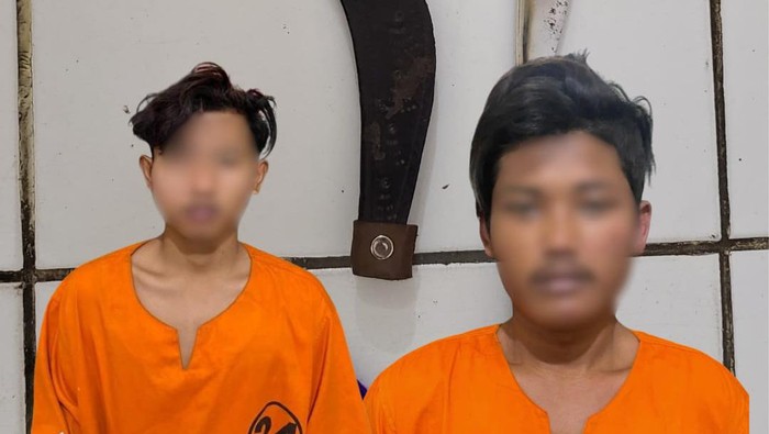 Dua dari empat anggota gangster Raja Kasus Kota Probolinggo
