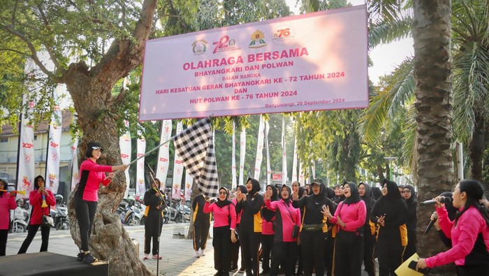 hari polwan di Banyuwangi