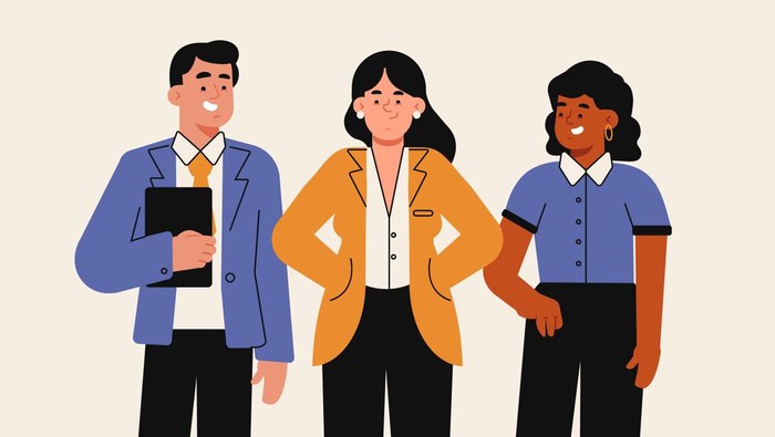 Ilustrasi karyawan