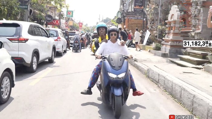 iShowSpeed berkunjung ke Bali