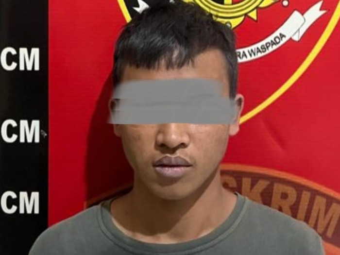 Jambret di Muara Enim, Mahmudin (22) ditangkap Polisi. Ia ditangkap di kontrakan setelah empat hari buron.