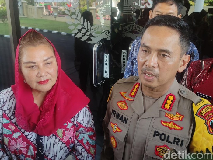 Kapolrestabes Semarang, Kombes Irwan Anwar, dan Wali Kota Semarang, Hevearita Gunaryanti Rahayu, Jumat (20/9/2024).