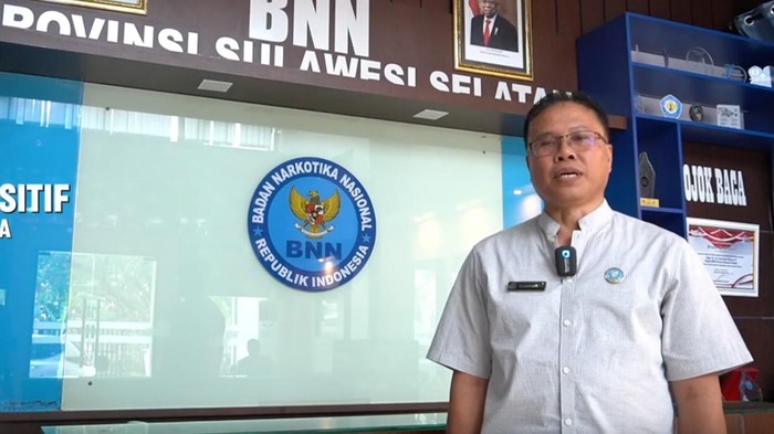 Ketua Tim Pemeriksaan Narkotika Pilkada Sulsel 2024, Sudarianto.