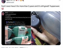 Meme Kocak Tupperware Bangkrut Karena Terlalu Awet