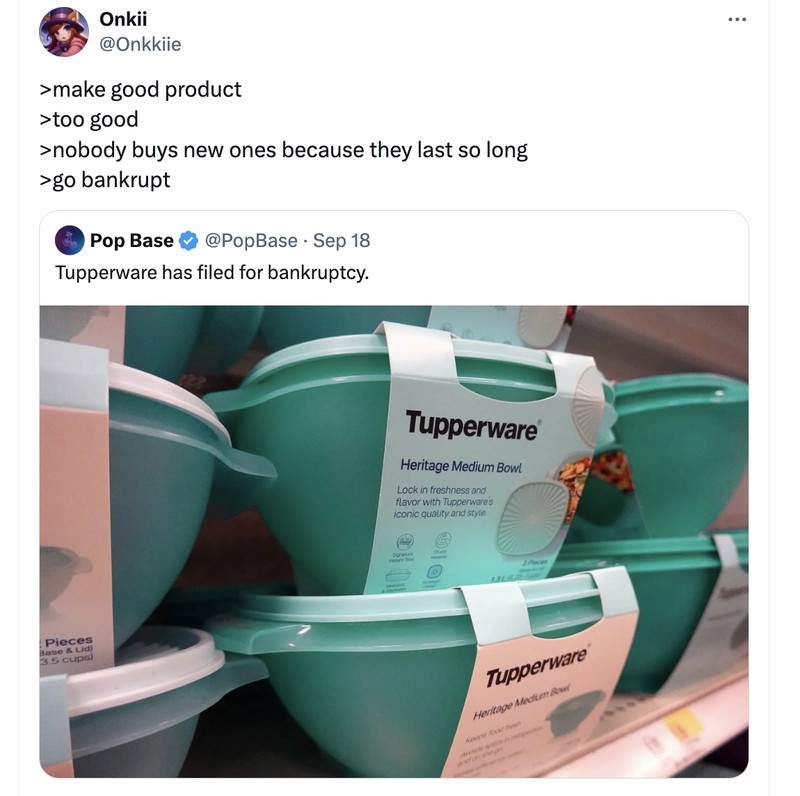 Meme Tupperware