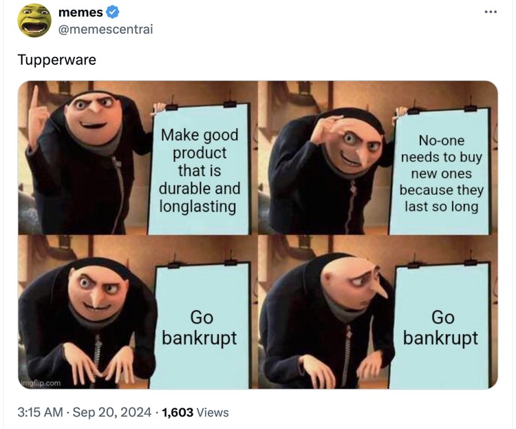 Meme Tupperware