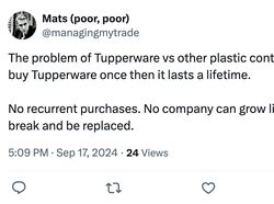 Meme Kocak Tupperware Bangkrut Karena Terlalu Awet