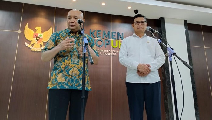 Menkop UKM Teten Masduki dan Kepala BPOM.