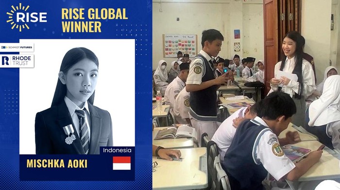 Mischka Aoki menang kompetisi dunia.