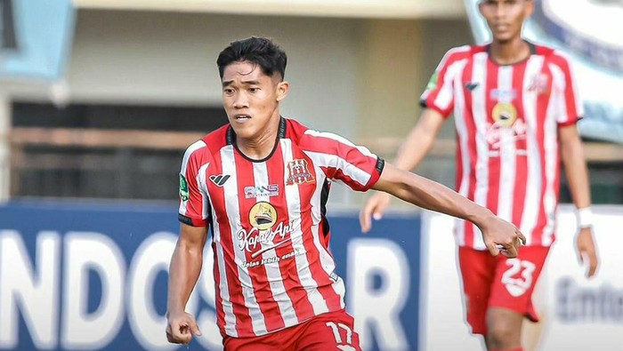 Pemain Deltras FC Dwiki Mardiyanto