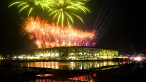 Pesta Kembang Api Meriahkan Penutupan PON XXI Aceh-Sumut 2024