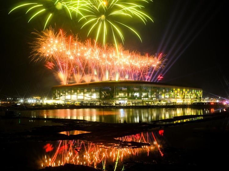 Pesta Kembang Api Meriahkan Penutupan PON XXI Aceh-Sumut 2024