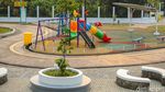 Potret Alun-alun Barat Kota Depok, Sudah Diresmikan tapi Masih Ditutup