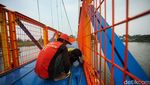 Ini Jembatan Gantung di Alun-alun Barat Depok, Hubungkan Sawangan-Bojongsari