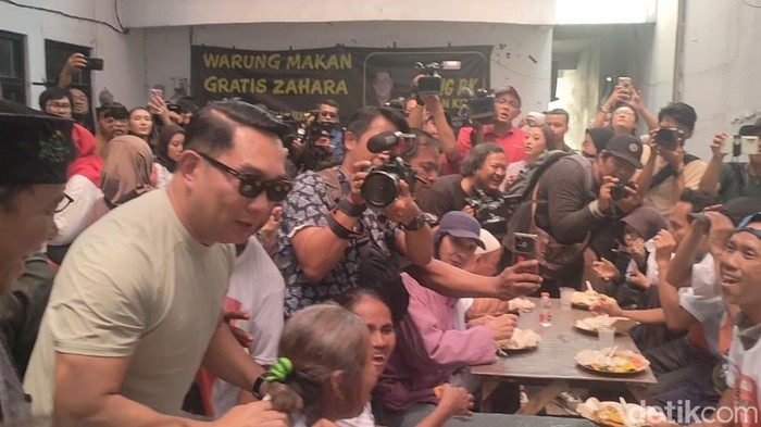 Ridwan Kamil di Warakas, Jakarta Utara.