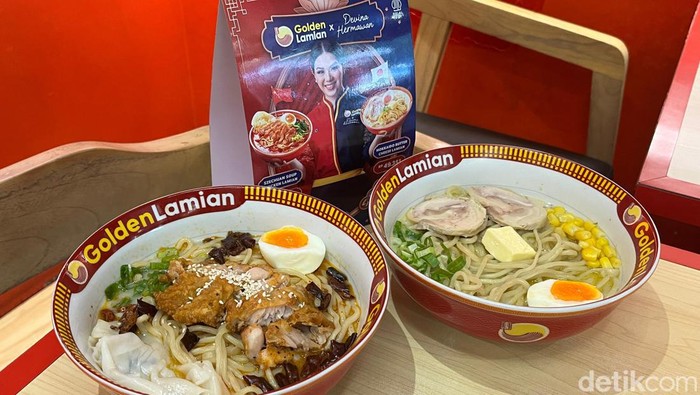 Sajian spesial Golden Lamian yang berkolaborasi dengan Chef Devina