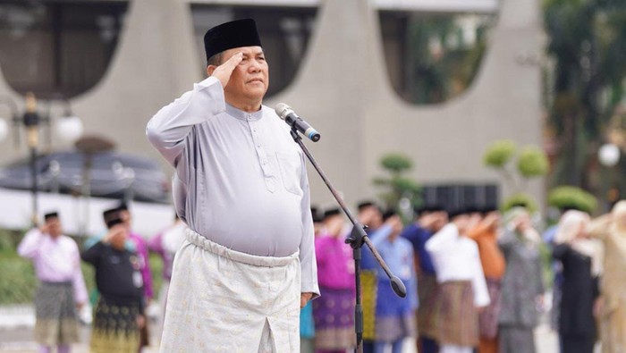 Sekda Riau SF Hariyanto Pamit jelang purna tugas dari PNS. (Foto: Dok Diskominfotik Riau)