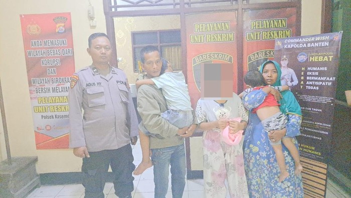 Tiga kakak beradik yang kabur dari rumah di Ogan Ilir dikembalikan ke keluarga.