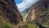 Jalur Torean di Gunung Rinjani.