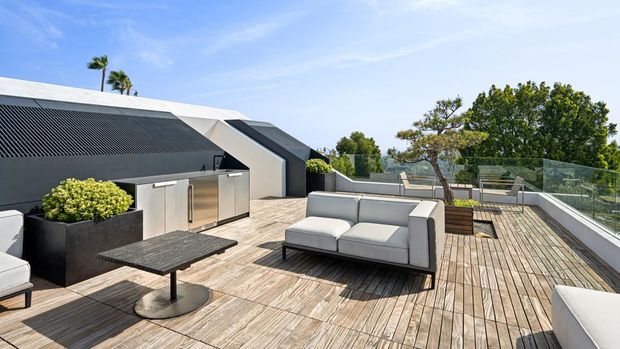 Wooden rooftop
