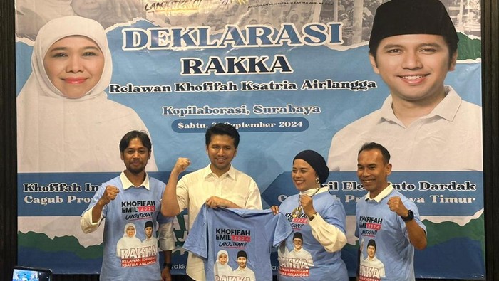 Alumni Unair yang tergabung dalam Rakka mendukung Khofifah-Emil