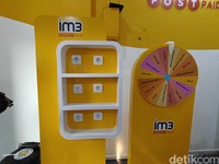 Stasiun IM3 di Pestapora 2024.