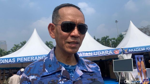 Kadispenau Marsma TNI Ardi Syahri saat ditemui di Monumen Nasional (Mulia/detikcom)