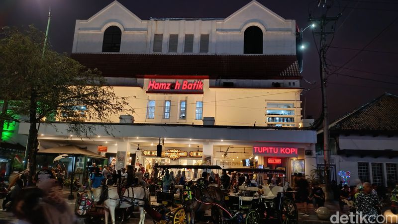 Kondisi kawasan Malioboro dan Hamzah Batik, Jogja, setelah kunjungan YouTuber dan Streamer Game asal Ohio, Amerika Serikat, IShowSpeed, Sabtu (21/9/2024) sore.
