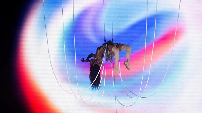 Katy Perry performs during the Rock in Rio music festival in Rio de Janeiro, Brazil September 21, 2024. REUTERS/Ricardo Moraes