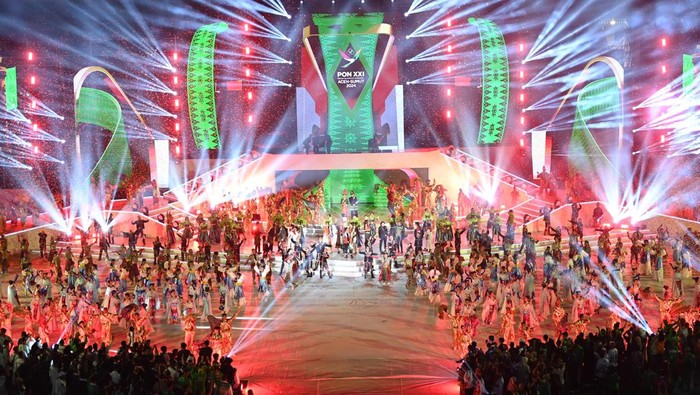 Pekan Olahraga Nasional (PON) XXI Aceh-Sumut 2024 resmi berakhir dalam sebuah seremoni penutupan yang digelar di Stadion Utama Sumatera Utara, Deli Serdan