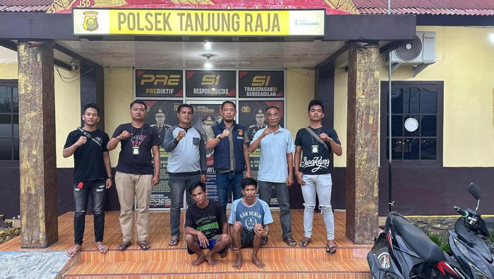 Pelaku penggelapan sepeda motor di Ogan Ilir saat ditangkap polisi