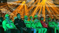 Menko PMK Muhadjir Effendy dalam sambutannya menyampaikan apresiasi dari Presiden Jokowi kepada semua pihak yang mensukseskan acara PON XXI Aceh-Sumut. (Dok Diskominfo Sumut)